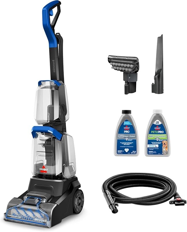 BISSELL TurboClean PET Upright Carpet & Upholstery Cleaner for Pet Mes