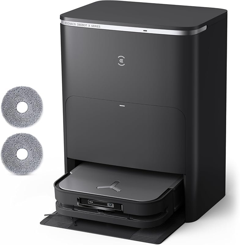 ECOVACS DEEBOT X5 PRO Omni: All-in-One Station, 12,800Pa, ZeroTangle,