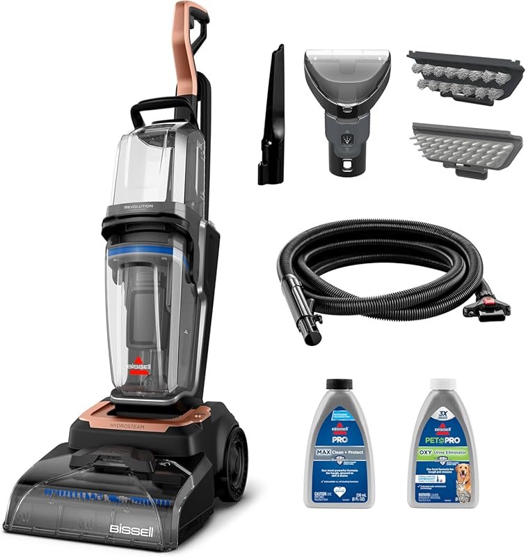 BISSELL Revolution HydroSteam Upright Deep Cleaner with HydroSteam Tec