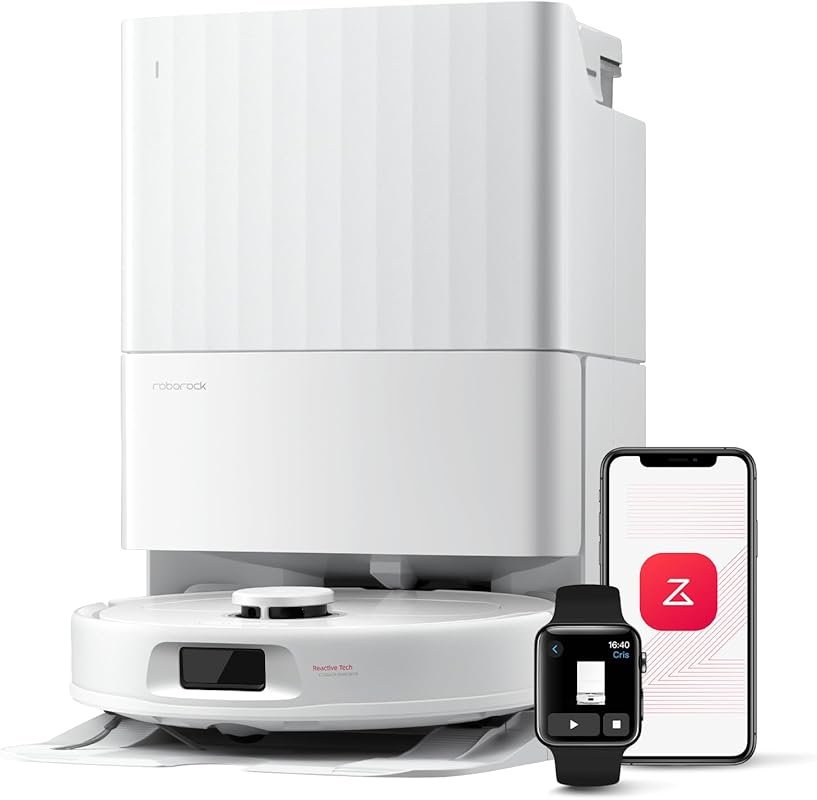 roborock Qrevo Series Robot Vacuum and Mop: 8000Pa Suction, Anti-Tangl