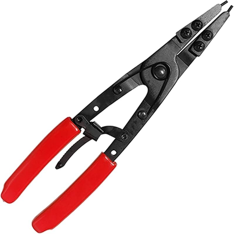 38700 Red Spindle Snap Ring Pliers Set with Internal/External Heavy-Du