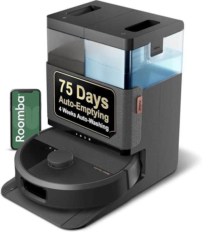 iRobot Roomba Plus 505 Combo: AutoWash Dock, Self-Emptying, Spinning M