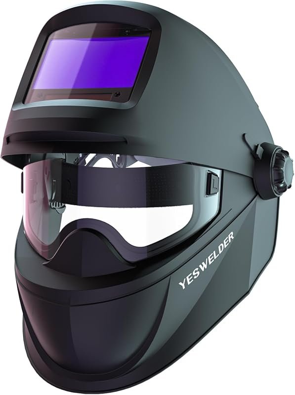 YESWELDER Flip-up Auto-Darkening Welding Helmet: Bluetooth Remote, Tru