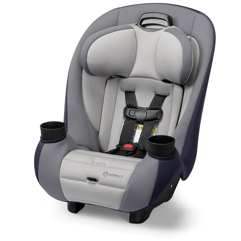 Safety 1st Ellaris 3-in-1 Convertible Car Seat: Slim, 3-Across Fit, Re