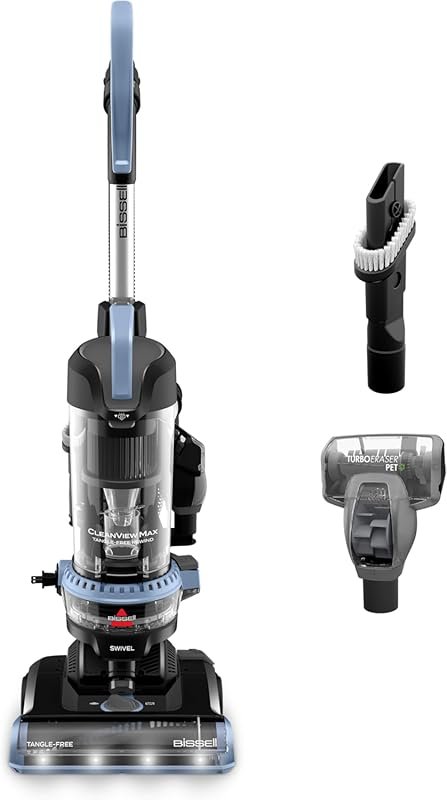 Bissell CleanView Max Pet Hair Vacuum 4073L: Tangle-Free Brush Roll, A