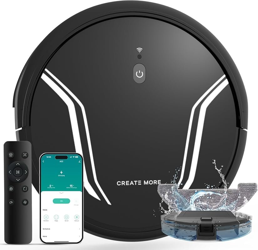 Bagotte Robot Vacuum and Mop Combo, 3-in