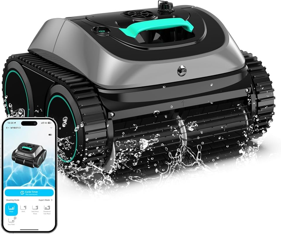 2025 Upgrade WYBOT C1 Cordless Robotic Pool Cleaner for inground pools