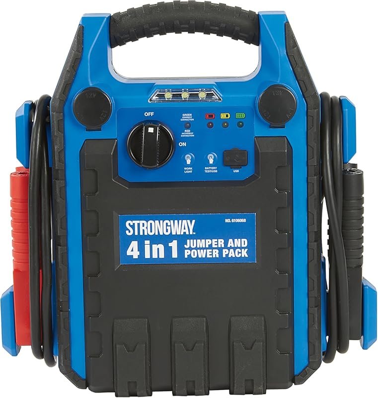 Strongway 900A Peak Jump Starter and Power Pack with 250PSI Air Compre