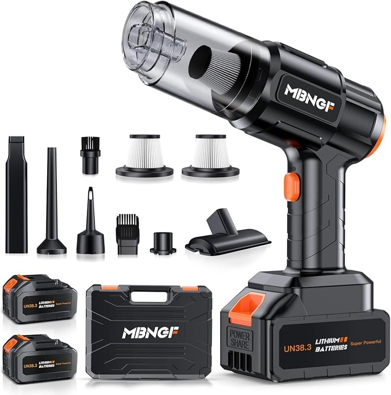 35000PA Cordless Car Vacuum with Blower, Portable Handheld for Car Hom