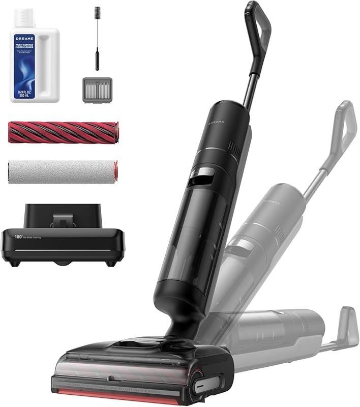 DREAME H15 Pro Cordless Wet Dry Vacuum Mop: Dual Brushes, 23kPa Suctio