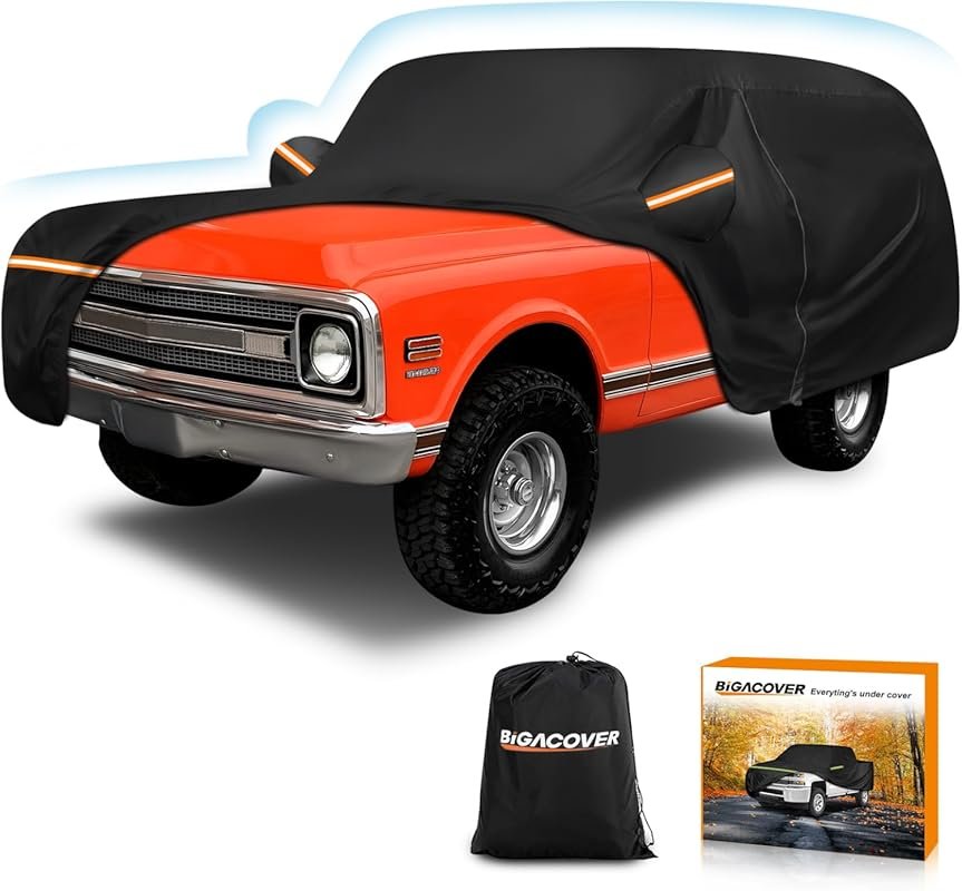 Car Cover for Chevrolet K5 Blazer/GMC Jimmy 1969-1991: 210D Oxford Clo