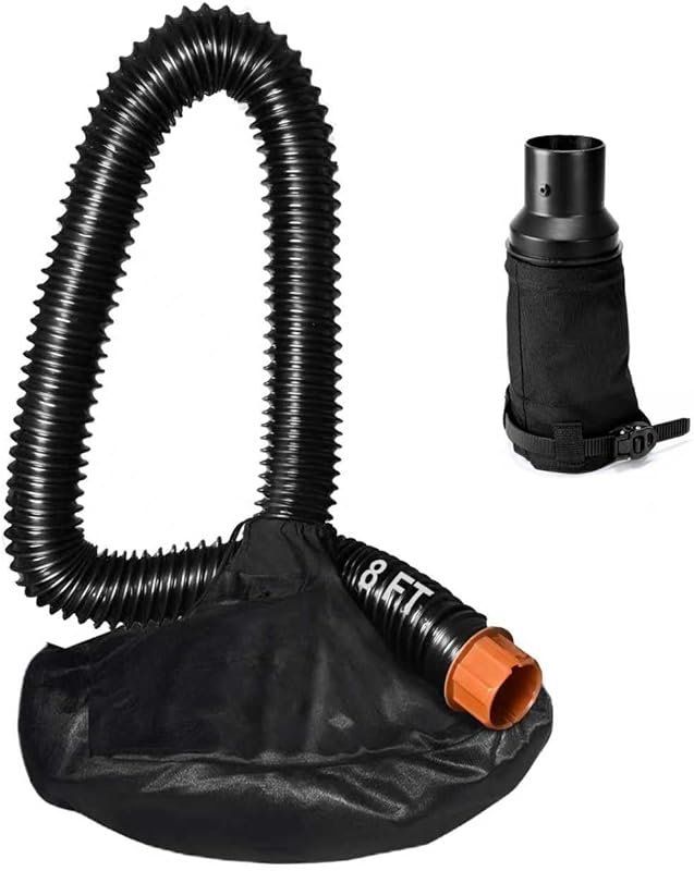 Universal Leaf Collector Hose for Major Brand Blower Vacs, 8FT Adjusta
