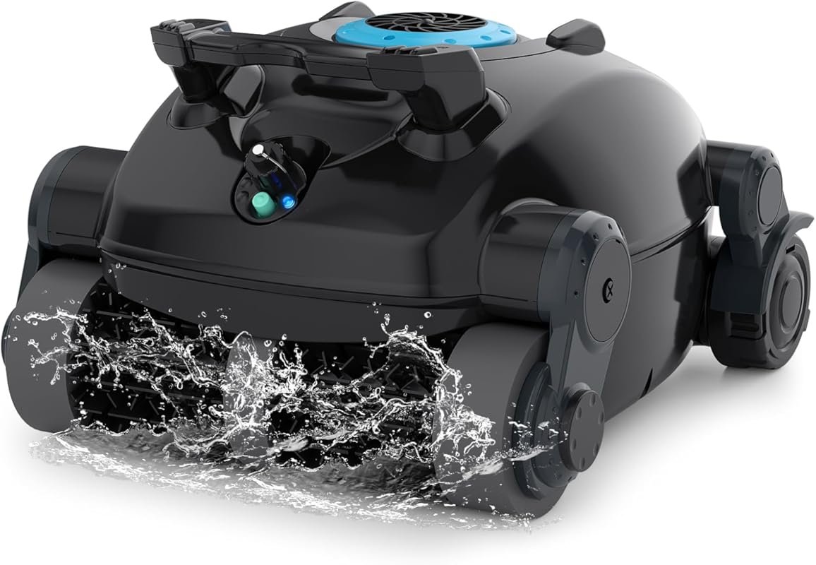 X1 Cordless Robotic Pool Cleaner for Pools up to 1100 Sq. Ft: Wall Cli