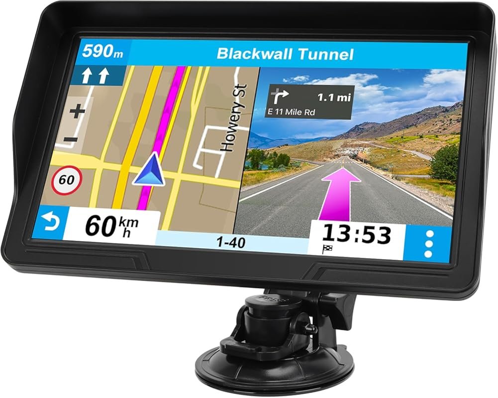 9-inch GPS Navigator for Car Truck RV – 2026 Maps, Free Updates, Custo