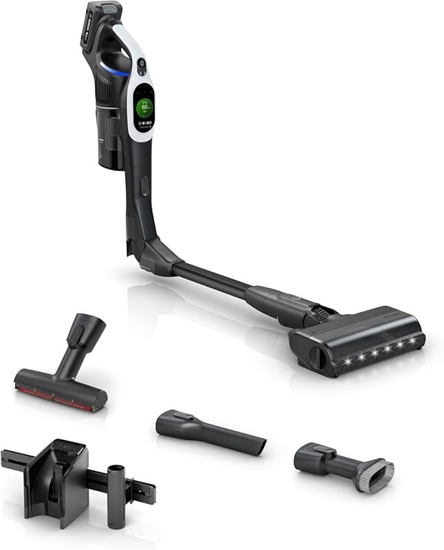 Bosch Unlimited 10 Cordless Stick Vacuum with 80-Min Runtime, 90° Flex