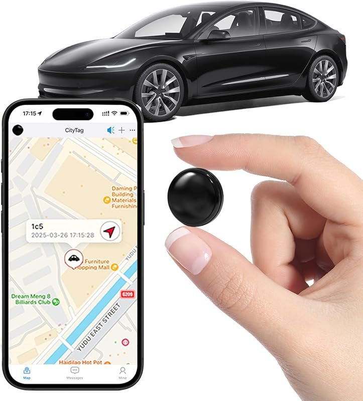 Compact Hidden GPS Tracker for Vehicles and Cars: No Subscription Requ