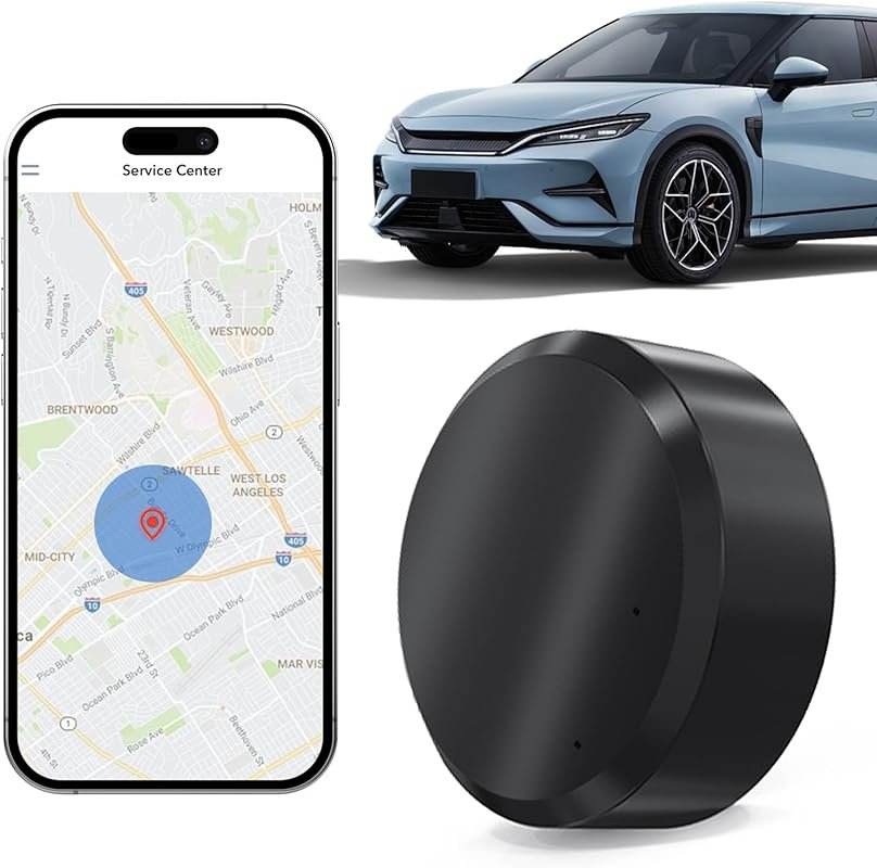 Mini GPS Tracker for Vehicles – No Subscription, Hidden Magnetic, Real