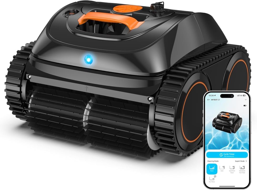 2026 Upgrade Cordless Robotic Pool Cleaner for inground above ground p