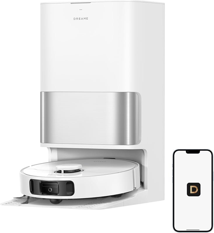 DREAME D30 Ultra Robot Vacuum and Mop, 25000Pa Suction, 100-Day Auto-E