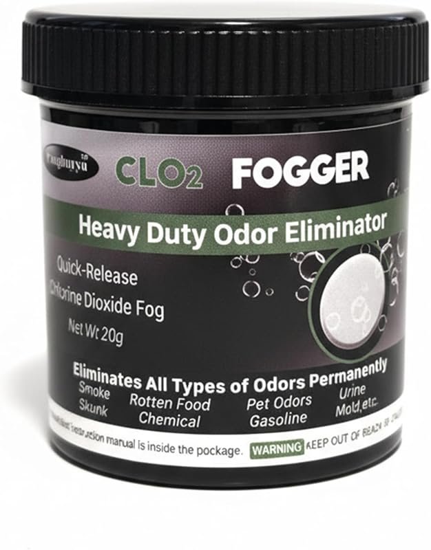 Car Bomb Heavy Duty Odor Eliminator Uses Chlorine Dioxide Fog - Quick-