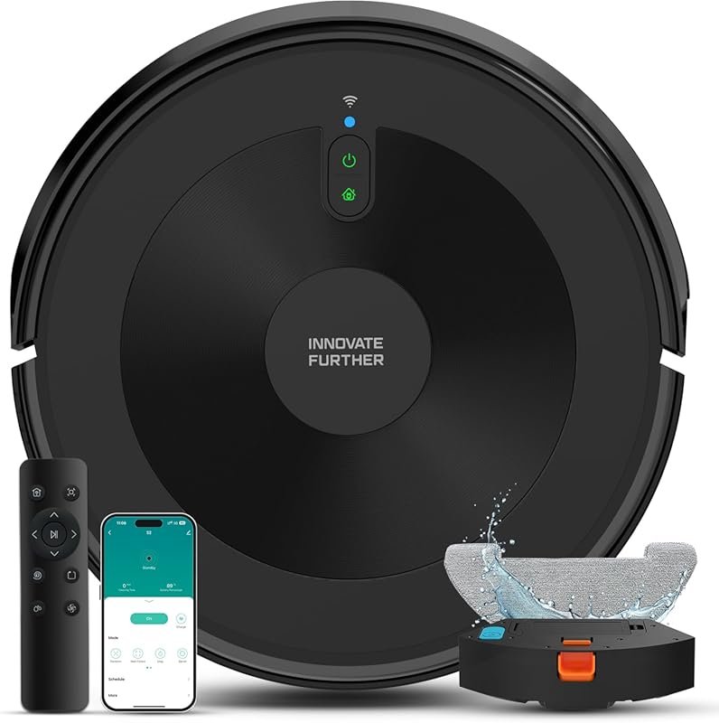 Robot Vacuum Mop, 5000Pa, 3-in-1, Alexa & App, Navigation, Schedule fo