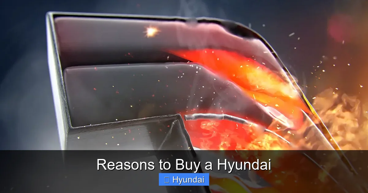 Reasons to Buy a Hyundai