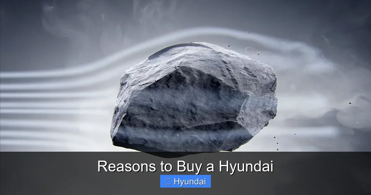 Reasons to Buy a Hyundai