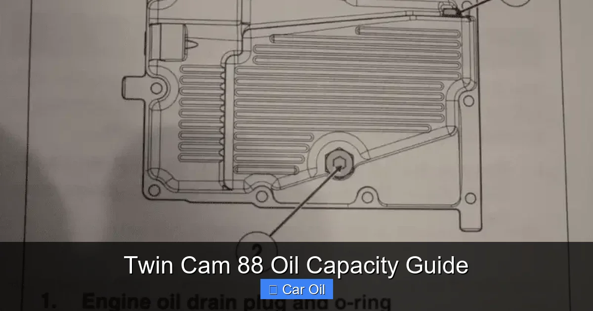 Twin Cam 88 Oil Capacity Guide