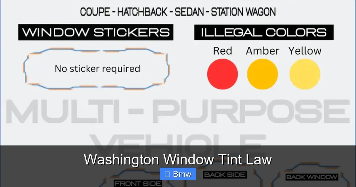 Washington Window Tint Law