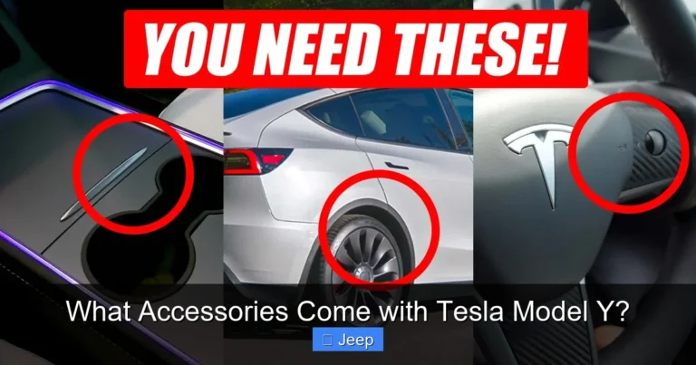 What Accessories Come with Tesla Model Y?