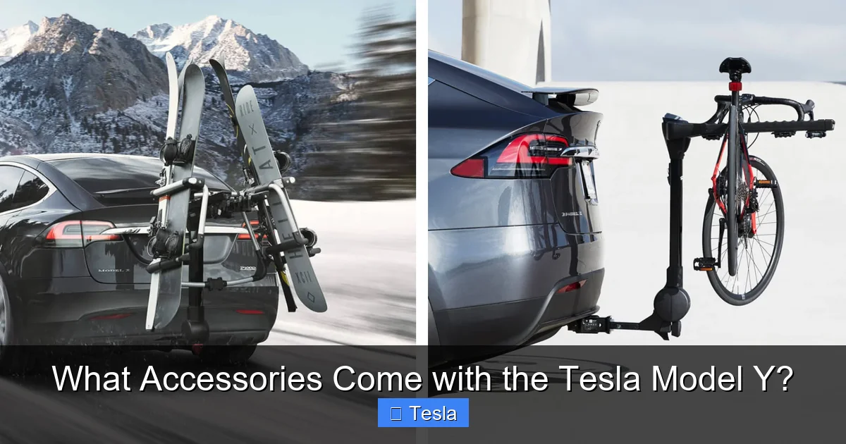 What Accessories Come with the Tesla Model Y?