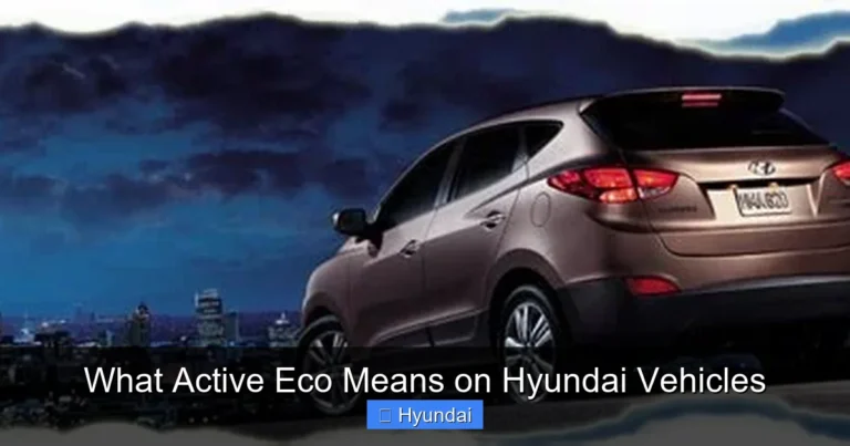 What Active Eco Means on Hyundai Vehicles