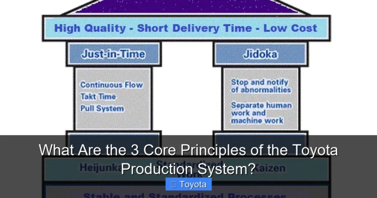 What Are the 3 Core Principles of the Toyota Production System?