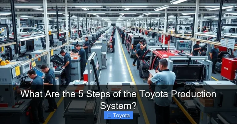 What Are the 5 Steps of the Toyota Production System?