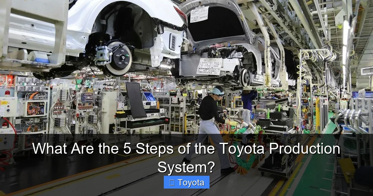 What Are the 5 Steps of the Toyota Production System?