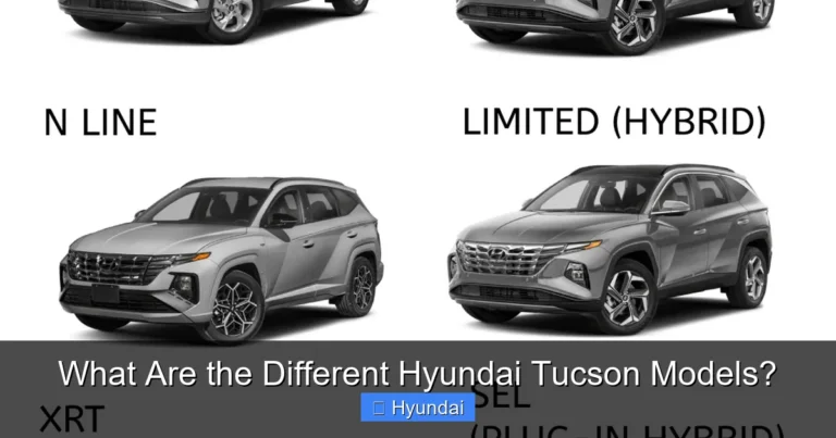 What Are the Different Hyundai Tucson Models?