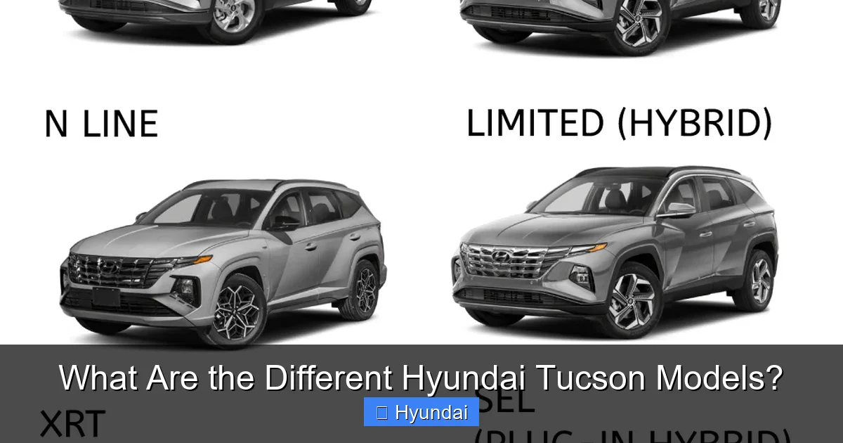 What Are the Different Hyundai Tucson Models?