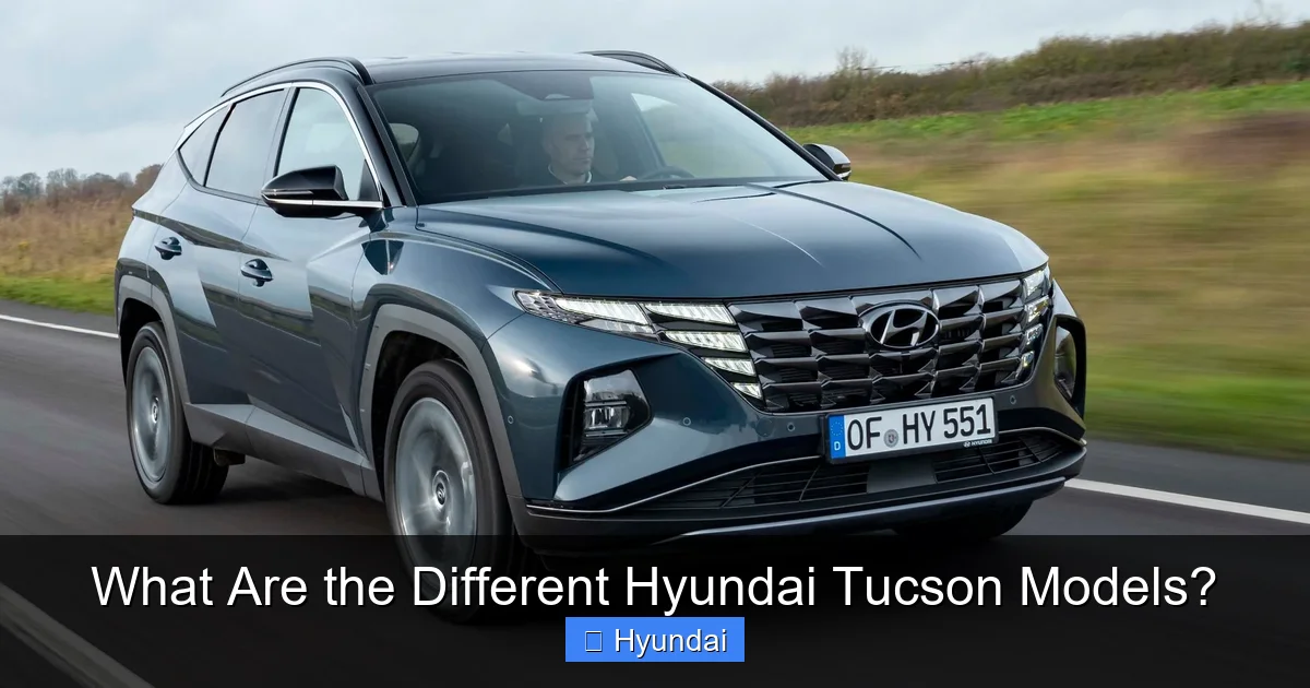 What Are the Different Hyundai Tucson Models?
