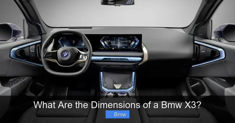 What Are the Dimensions of a Bmw X3?