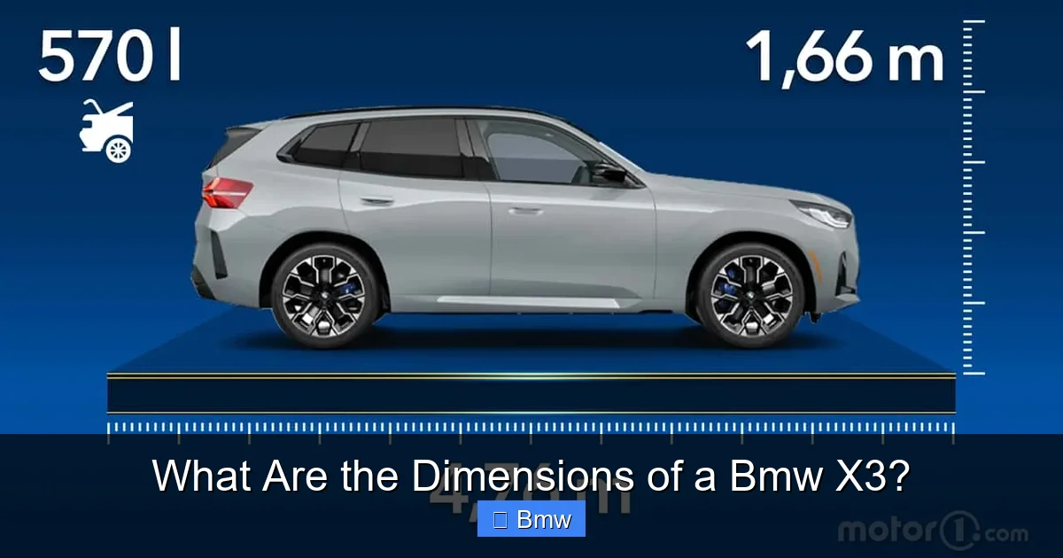 What Are the Dimensions of a Bmw X3?