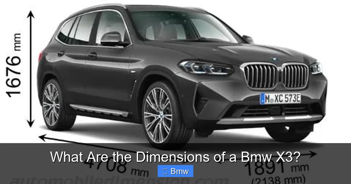 What Are the Dimensions of a Bmw X3?