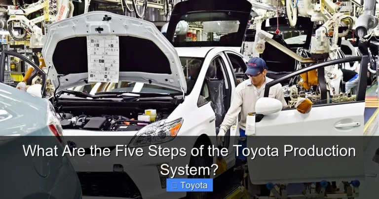 What Are the Five Steps of the Toyota Production System?