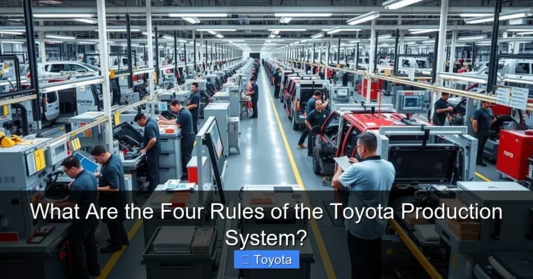 What Are the Four Rules of the Toyota Production System?