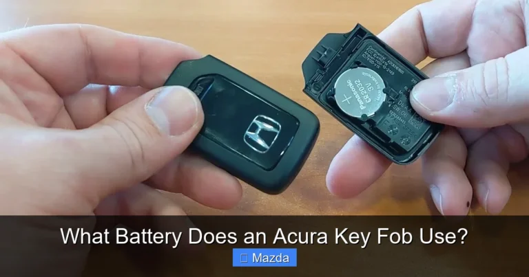 What Battery Does an Acura Key Fob Use?