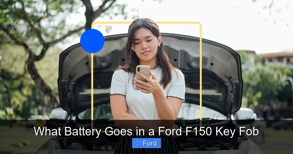 What Battery Goes in a Ford F150 Key Fob