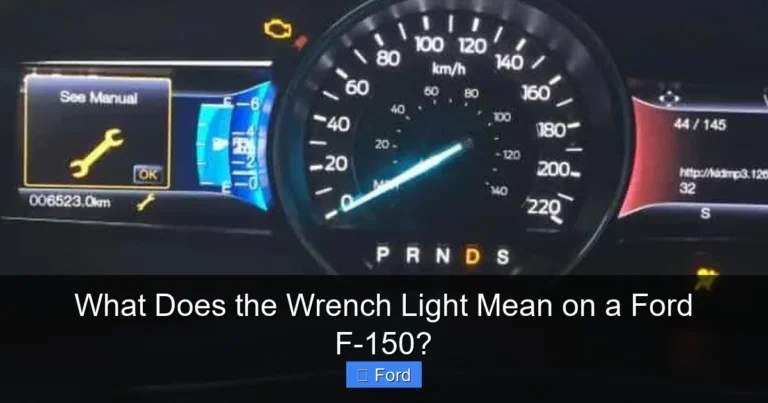 What Does the Wrench Light Mean on a Ford F-150?