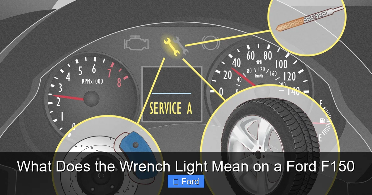 What Does the Wrench Light Mean on a Ford F150