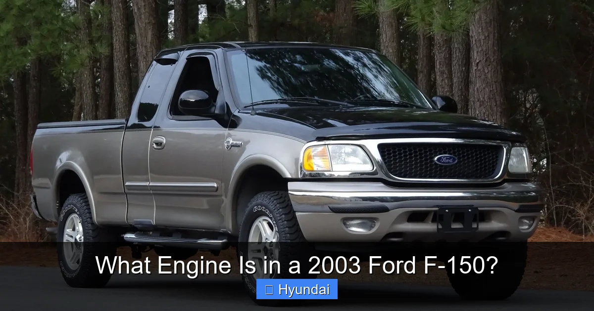 What Engine Is in a 2003 Ford F-150?