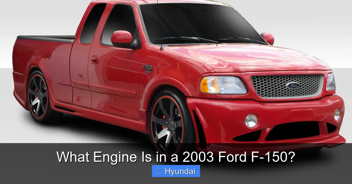 What Engine Is in a 2003 Ford F-150?