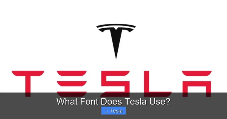 What Font Does Tesla Use?